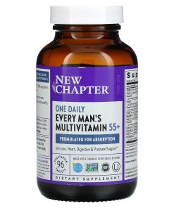 New Chapter, Every Man's One Daily 55+ Multivitamin, 96 Vegetarian Tablets