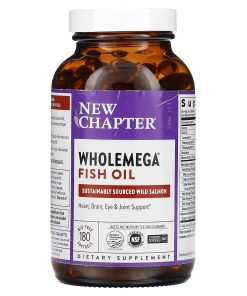 New Chapter, Wholemega Fish Oil, 180 Softgels