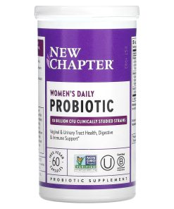 New Chapter, Women's Daily Probiotic, 10 Billion CFU, 60 Vegan Capsules