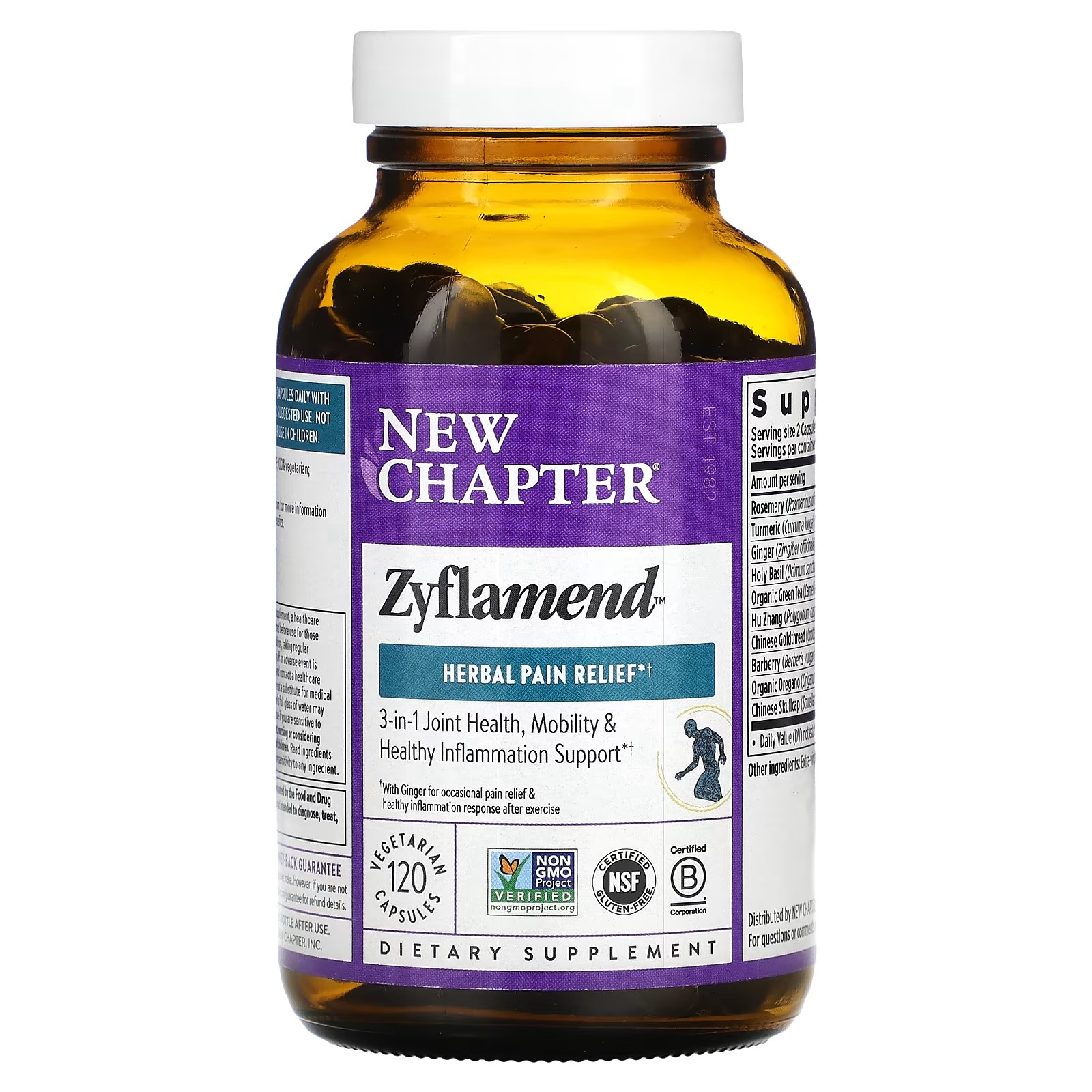New Chapter, Zyflamend, 120 Vegetarian Capsules2