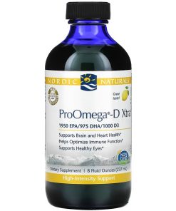 Nordic Naturals, ProOmega-D Xtra, Lemon, 8 fl oz (237 ml)