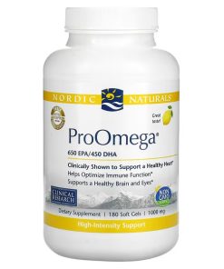 Nordic Naturals, ProOmega, Lemon, 1,000 mg, 180 Soft Gels