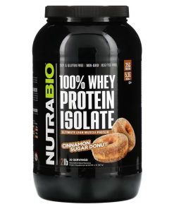 Nutrabio Labs, 100% Whey Protein Isolate, Cinnamon Sugar Donut, 2 lb (907 g)
