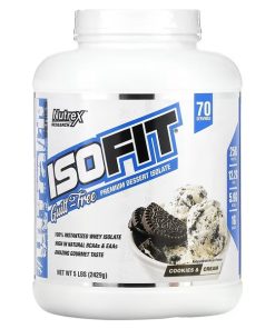 Nutrex Research, IsoFit, Cookies & Cream, 5 lbs (2429 g)