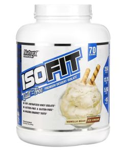 Nutrex Research, IsoFit, Vanilla Bean Ice Cream, 5 lbs (2,261 g)