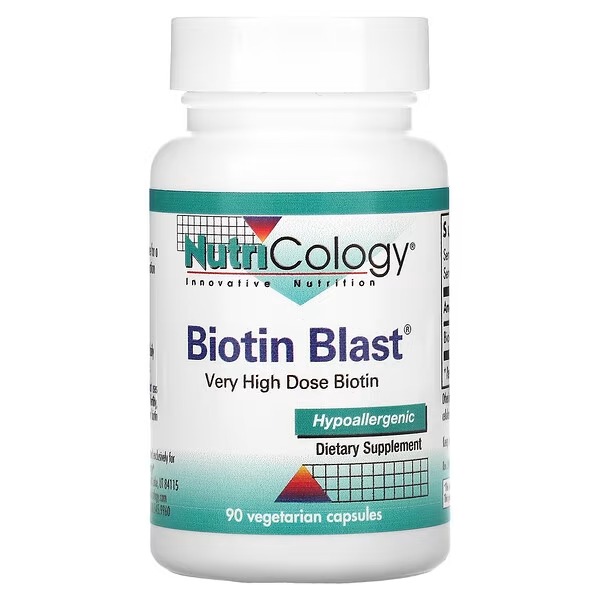 Nutricology, Biotin Blast, 90 Vegetarian Capsules