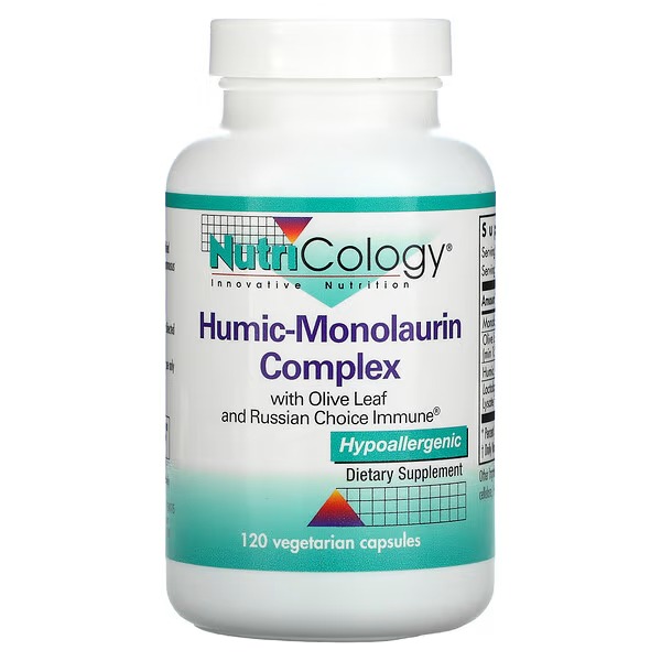 Nutricology, Humic-Monolaurin Complex, 120 Vegetarian Capsules