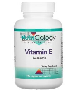 Nutricology, Vitamin E Succinate, 100 Vegetarian Capsules