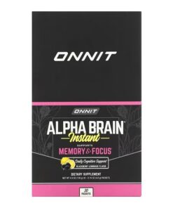 Onnit, AlphaBRAIN Instant, Memory & Focus, Blackberry Lemonade , 30 Packets, 0.16 oz (4.6 g) Each