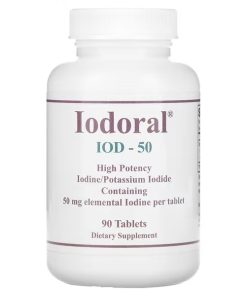 Optimox Corporation, Iodoral, 50 mg, 90 Tablets