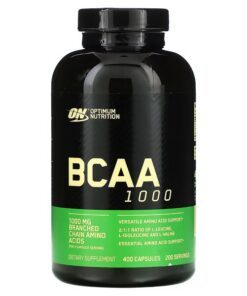 Optimum Nutrition, BCAA 1000, 500 mg, 400 Capsules