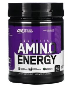 Optimum Nutrition, ESSENTIAL AMIN.O. ENERGY, Concord Grape, 1.29 lbs (585 g)