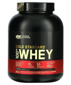 Optimum Nutrition, Gold Standard 100% Whey, Coffee, 5 lbs (2.27 kg)