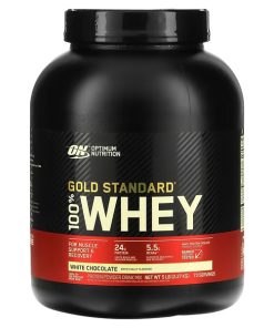 Optimum Nutrition, Gold Standard 100% Whey, White Chocolate, 5 lbs (2.27 kg)