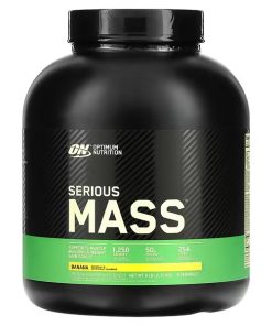 Optimum Nutrition, Serious Mass, Protein Powder Supplement, Banana, 6 lb (2.72 kg)