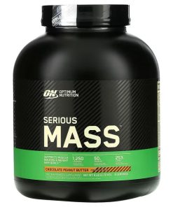 Optimum Nutrition, Serious Mass, Protein Powder Supplement, Chocolate Peanut Butter, 6 lb (2.72 kg)