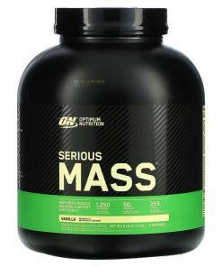 Optimum Nutrition, Serious Mass, Protein Powder Supplement, Vanilla, 6 lb (2.72 kg)