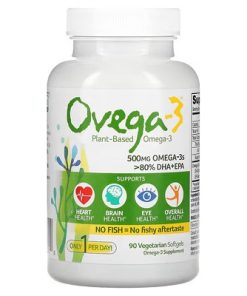Ovega-3, Plant Based Omega-3, DHA + EPA, 500 mg, 90 Vegetarian Softgels