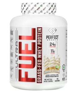 Perfect Sports, Ultra Fuel, Grass-Fed Whey Protein, Vanilla Ice Cream, 4 lb (1.82 kg)