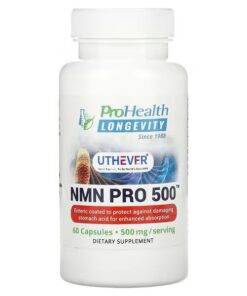 ProHealth Longevity, NMN Pro 500, 250 mg, 60 Capsules