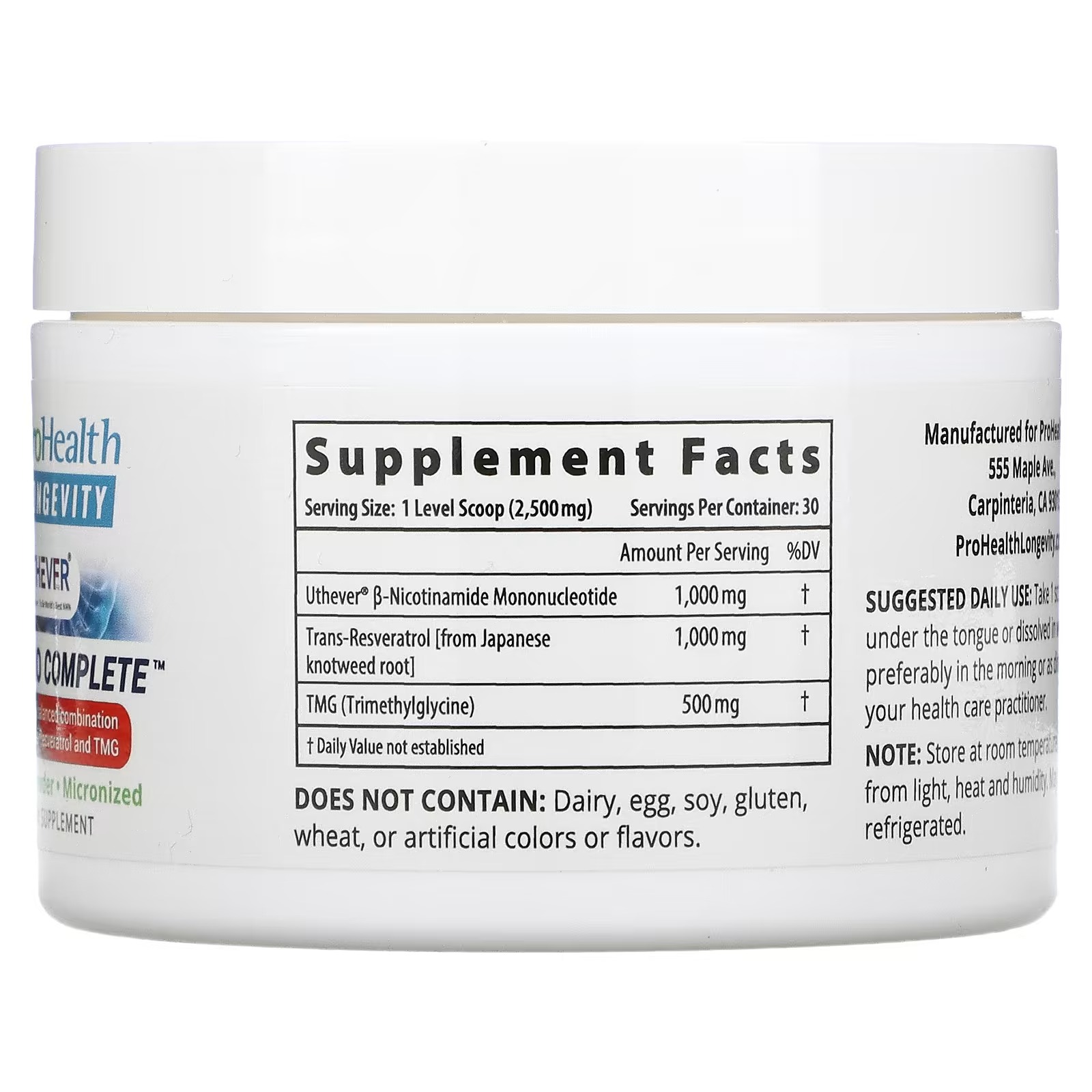 ProHealth Longevity, NMN Pro Complete, 75 g_1