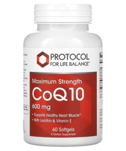 Protocol for Life Balance, CoQ10, Maximum Strength, 600 mg, 60 Softgels