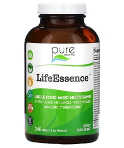 Pure Essence, LifeEssence, Whole Food Based Multivitamin, 240 Tablets