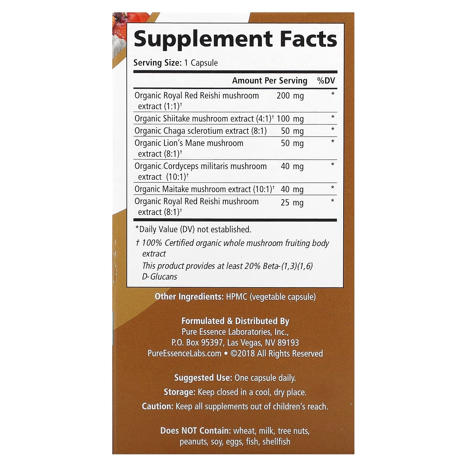 Pure Essence, MyPure, MYcoMune 4X, 60 Vegi-Caps1