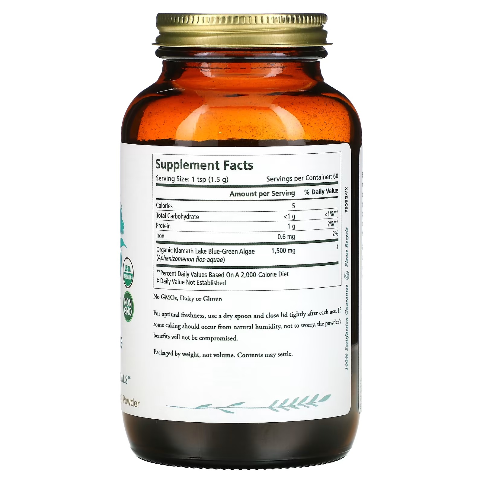 Pure Synergy, Blue-Green Algae Powder, 3.2 oz ( 90 g)_1