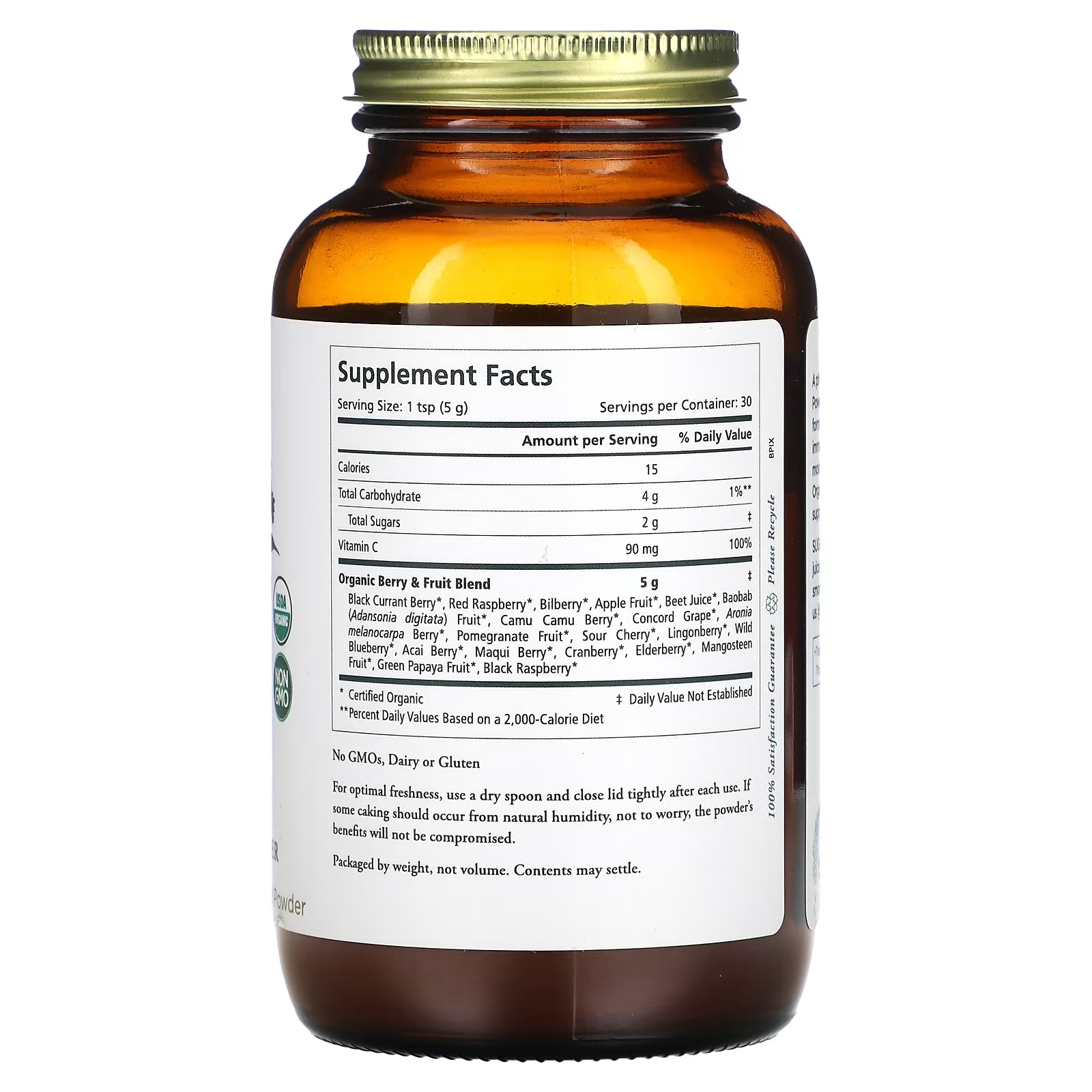 Pure Synergy, Organic Berry & Fruit Powder, Berry Power, 5.3 oz (150 g)1