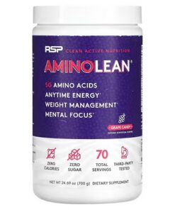 RSP Nutrition, AminoLean, Grape Candy, 24.69 oz (700 g)