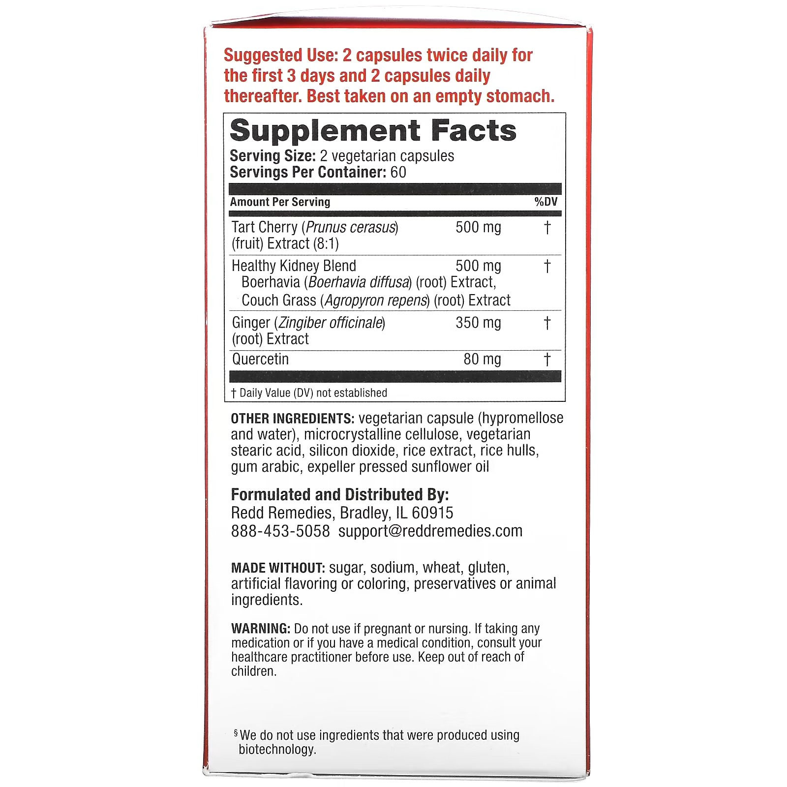 Redd Remedies, Gouch!, 120 Vegetarian Capsules_2