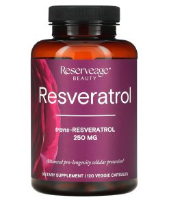 Reserveage Nutrition, Resveratrol, Trans-Resveratrol, 250 mg, 120 Veggie Capsules