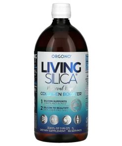Silicium Laboratories LLC, Orgono Living Silica, Collagen Booster, 33.8 fl oz (1 L)