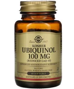 Solgar, Kosher Ubiquinol, 100 mg, 60 Softgels