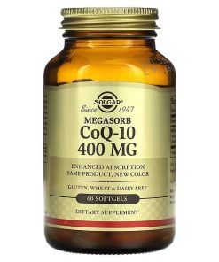 Solgar, Megasorb CoQ-10, 400 mg, 60 Softgels