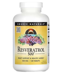 Source Naturals, Resveratrol, 500 mg, 120 Tablets