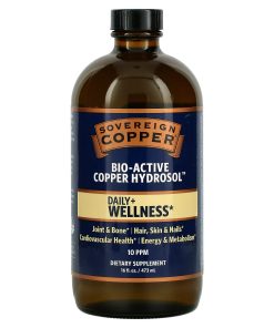 Sovereign Silver, Bio-Active Copper Hydrosol, 10 PPM, 16 fl oz (473 ml)
