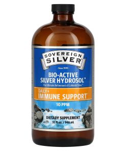Sovereign Silver, Bio-Active Silver Hydrosol, 10 ppm, 32 fl oz (946 ml)