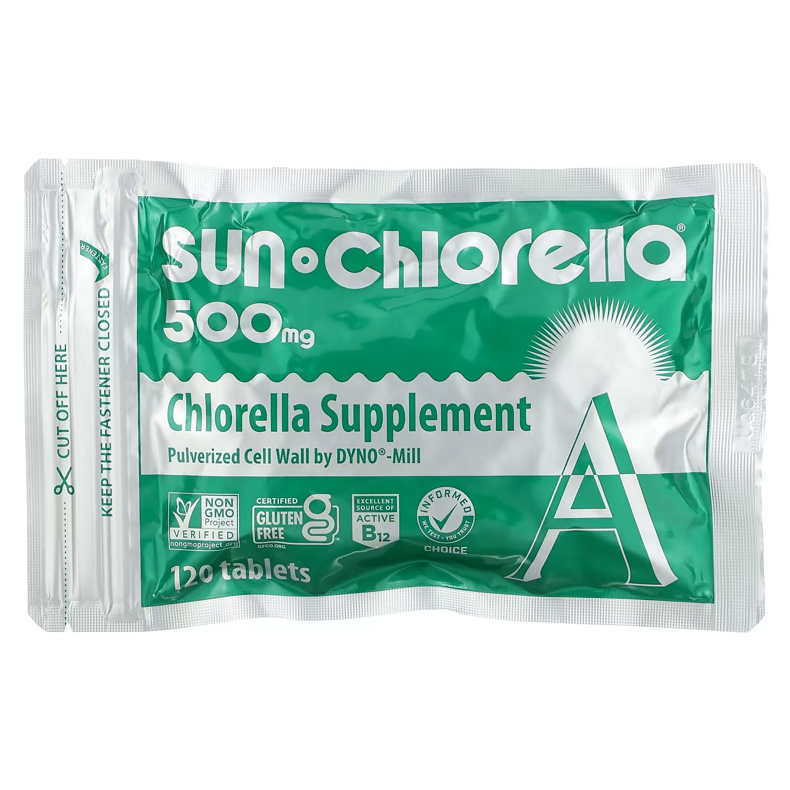 Sun Chlorella, Chlorella Supplement, 500 mg, 600 Tablets_1