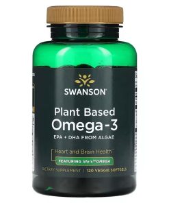 Swanson, Plant Based Omega-3, 120 Veggie Capsules