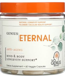 The Genius Brand, Eternal, Anti-Aging, 60 Veggie Capsules