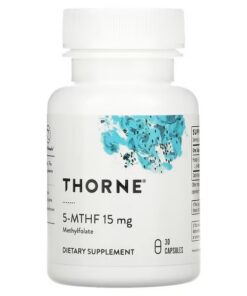 Thorne, 5-MTHF, 15 mg, 30 Capsules