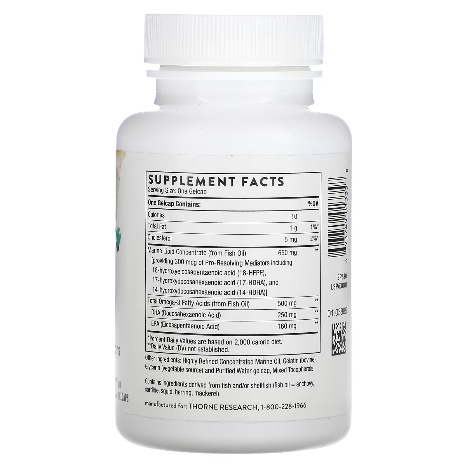 Thorne, Pro-Resolving Mediators, 60 Gelcaps1