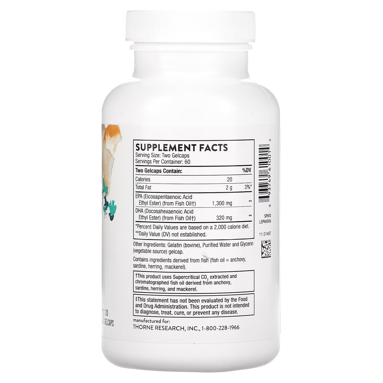 Thorne, Super EPA Pro, 120 Gelcaps_1