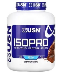 USN, IsoPro, 100% Whey Protein Isolate, Chocolate, 4 lbs (1,814 g)