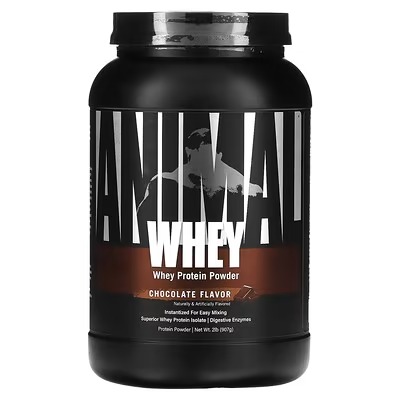 Universal Nutrition, Animal Whey Protein Powder, Chocolate, 2 lb (907 g)