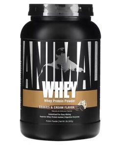 Universal Nutrition, Animal Whey Protein Powder, Cookies & Cream, 2 lb (907 g)