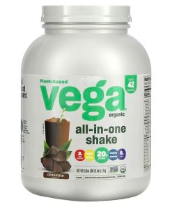 Vega, Plant-Based, All-In-One Shake, Chocolate, 61.8 oz (1.7 kg)