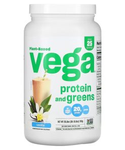 Vega, Protein and Greens, Vanilla, 26.8 oz (760 g)
